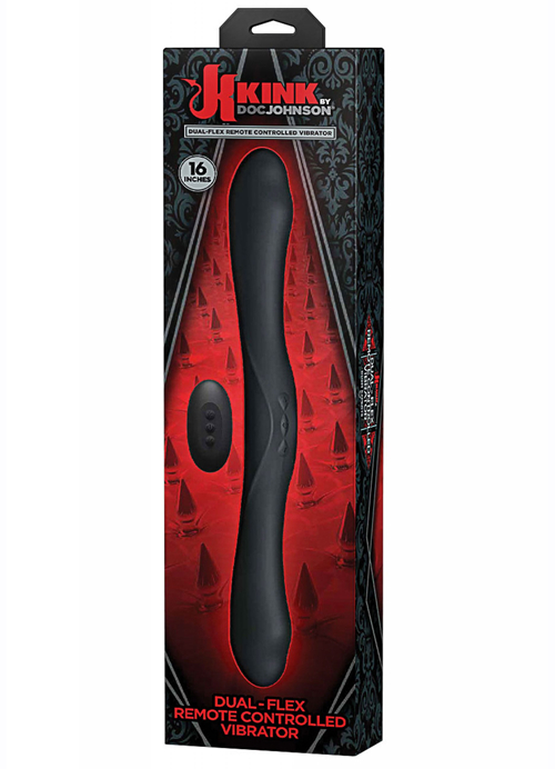 Kink By Doc Johnson Dual Flex Remote Controlled Vibrator Xbiz Com