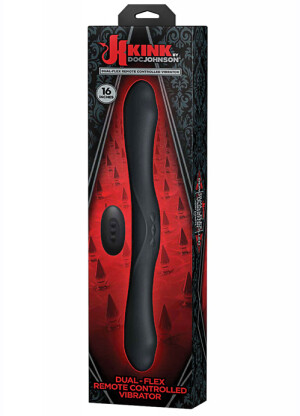 Kink by Doc Johnson Dual Flex Remote Controlled Vibrator