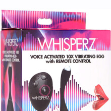 Whisperz Voice Activated 10X Vibrating Egg with Remote Control