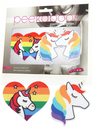 Peekaboos Multicolor Unicorn Pasties