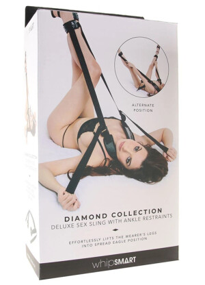  Whipsmart Diamond Collection Deluxe Sex Sling With Ankle Restraints