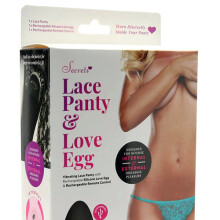 Secrets Lace Panty & Love Egg