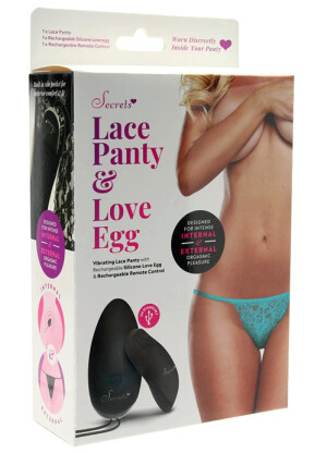 Secrets Lace Panty & Love Egg