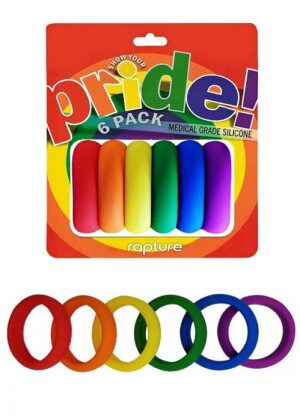 PRIDE Cockring Six Pack