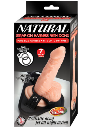 Natural Strap-On Harness with Dong
