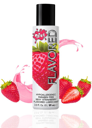 Wet Flavored Sexy Strawberry Lubricant