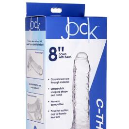Jock 8” Dong C-Thru Slim