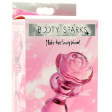 Booty Sparks Pink Rose Medium Anal Plug 