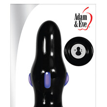 Adam & Eve Rear Rocker Vibrating Glass Anal Plug