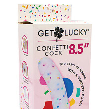 Get Lucky Confetti Cock 8.5”