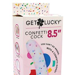 Get Lucky Confetti Cock 8.5”