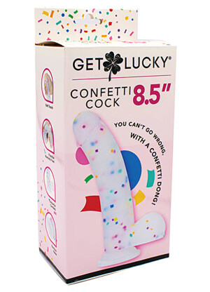 Get Lucky Confetti Cock 8.5”