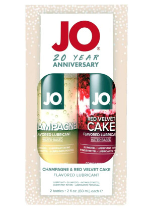 J0 20 Year Anniversary Champagne & Red Velvet Cake Lube