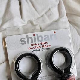 Shibari Silky Soft Pleasure Double Rope Wrist Cuffs