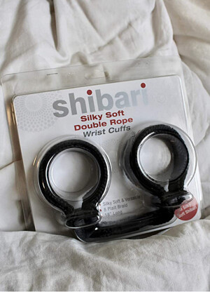 Shibari Silky Soft Pleasure Double Rope Wrist Cuffs