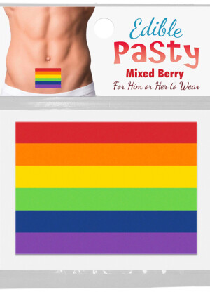 Rainbow Pride Edible Pasty - Mixed Berry