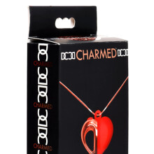 Charmed 10x Vibrating Silicone Heart Necklace