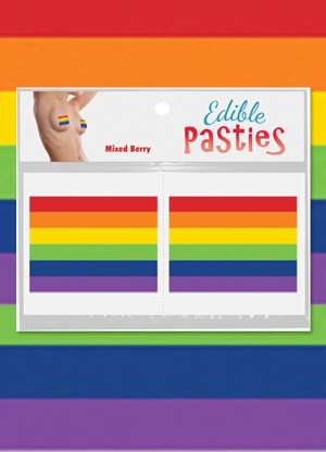 Rainbow Pride Edible Pasties Mixed Berry