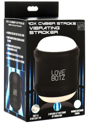 Love Botz 10X Cyber Stroke Vibrating Stroker 