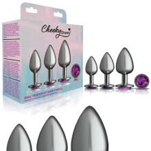 Cheeky Charms Anal Trainer Kit — Deep Purple