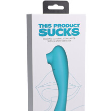 This Product Sucks Sucking Clitoral Stimulator with G-Spot Vibrator
