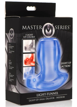 Master Series Light – Tunnel Light Up Anal Dilator - Medium 