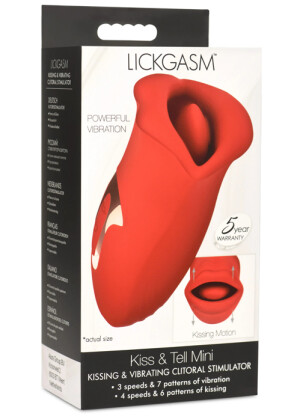 Lickgasm Kiss & Tell Pro Mini Kissing & Vibrating Clitoral Stimulator