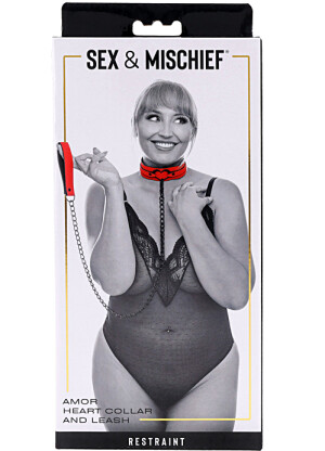 Sex & Mischief Amor Heart Collar and Leash
