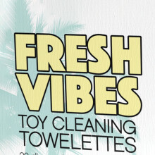 Fresh Vibes Toy Cleaning Towelettes 
