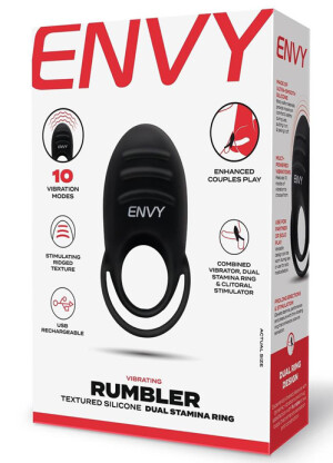 Envy Rumbler Textured Silicone Dual Stamina Ring