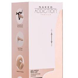 Naked Addiction 8.5” Thrusting Dong