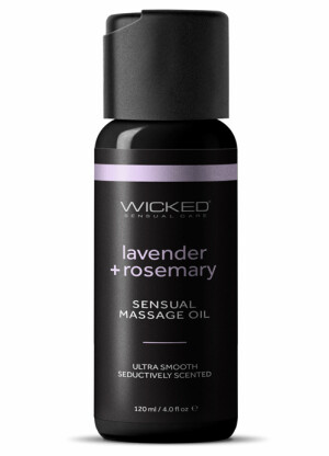 Lavender + Rosemary Sensual Massage Oil 