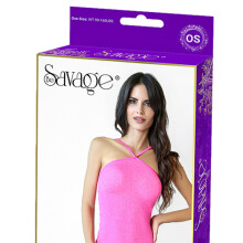 Be Savage Halter Shimmer Mini Dress