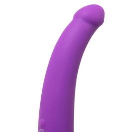 Together Toys Tilt 6.5” Vibrating Silicone Dildo & Harness