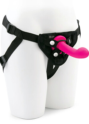 Together POP 5 ½ Silicone Dildo and Harness Set 