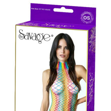 Be Savage Rainbow Mini Dress & Panty 