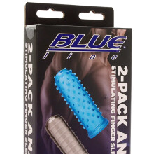 Blue Line 2-Pack Anal Stimulating Finger Sleeve