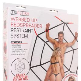 Lux Fetish Webbed Up Bedspreader Restraint System