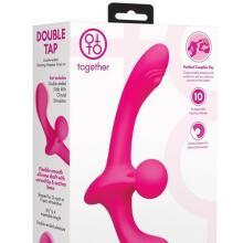 Double Tap Double-Ended Vibrating Strapless Strap-On 