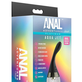 Anal Adventures Platinum Aqua Jet Black