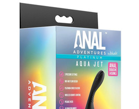 Anal Adventures Platinum Aqua Jet Black