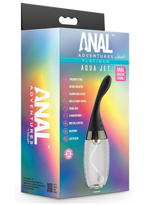 Anal Adventures Platinum Aqua Jet Black