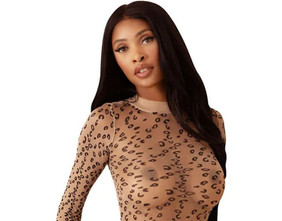 Be Savage Desire Bodysuit Leopard