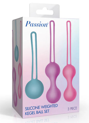 Passion Silicone Weighted Kegel Ball Set