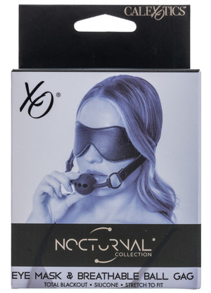 Nocturnal Eye Mask & Breathable Ball Gag 