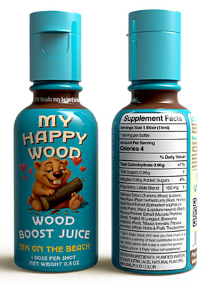 My Happy Wood: Wood Boost Juice - Sex on the Beach 