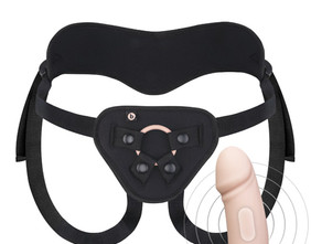 b-Vibe Every Body Vibrating Realistic Strap-On Kit 