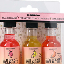 GoodHead Cocktail Delights Flavored Warming Gels 3-Pack