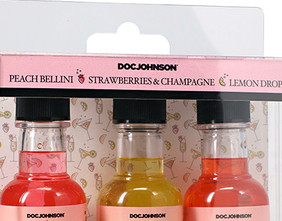 GoodHead Cocktail Delights Flavored Warming Gels 3-Pack