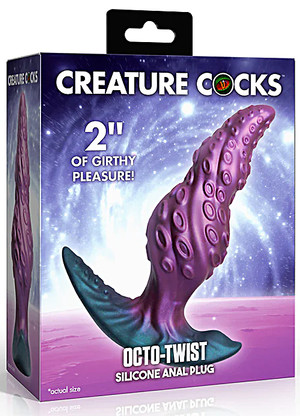 Octo-Twist Silicone Anal Plug